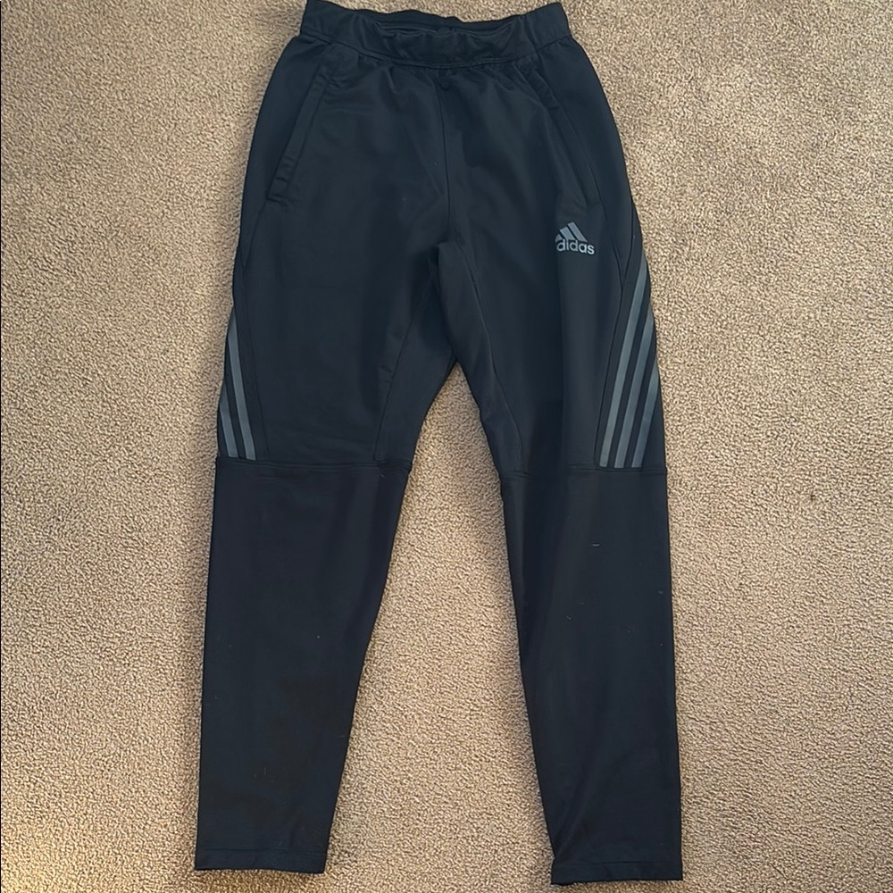 Adidas Kids Black Track Pants